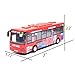 Ailejia City Bus Die Cast Pull Back Vehicles Mini Buses Model Car Toys With Lights and Music Boys Red Bus Toys - Image 4