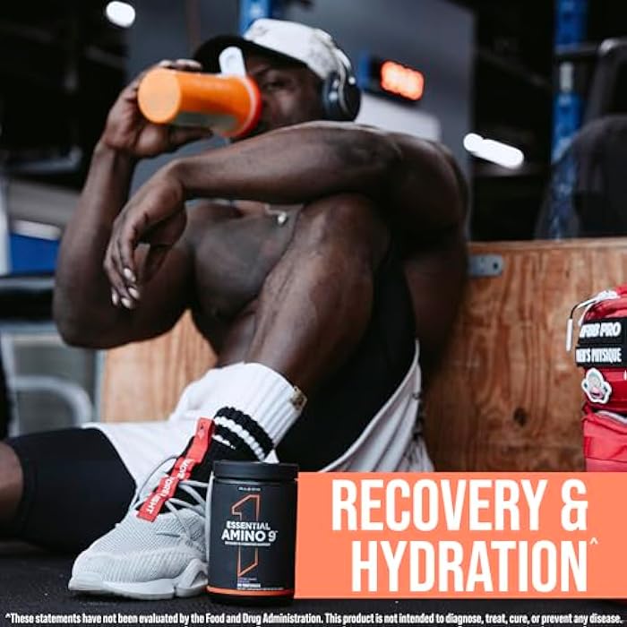 Rule 1 Proteins Rule 1 Essential Amino 9 – Recovery & Hydration Support with 7.5g of Essential Amino Acids + Electrolytes (30 Servings, Peach Mango) - Image 5