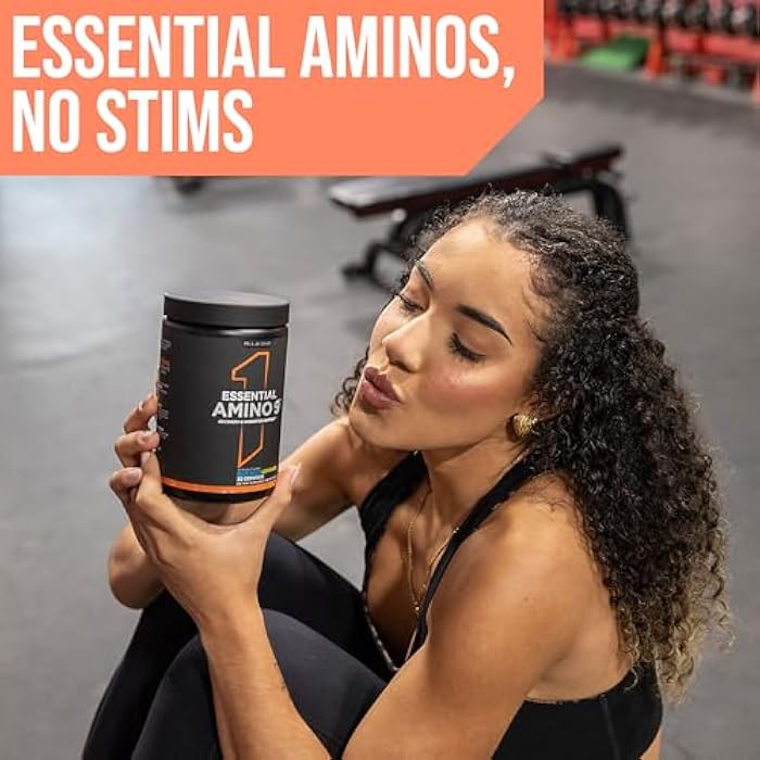 Rule 1 Proteins Rule 1 Essential Amino 9 – Recovery & Hydration Support with 7.5g of Essential Amino Acids + Electrolytes (30 Servings, Peach Mango) - Image 3