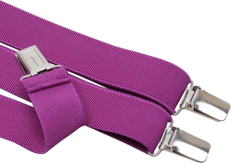 Action Ward Store Womens Suspenders – Y Back Style – 1" Width - Comfortably Adjustable Elastic Straps and Metal Clips - Image 2