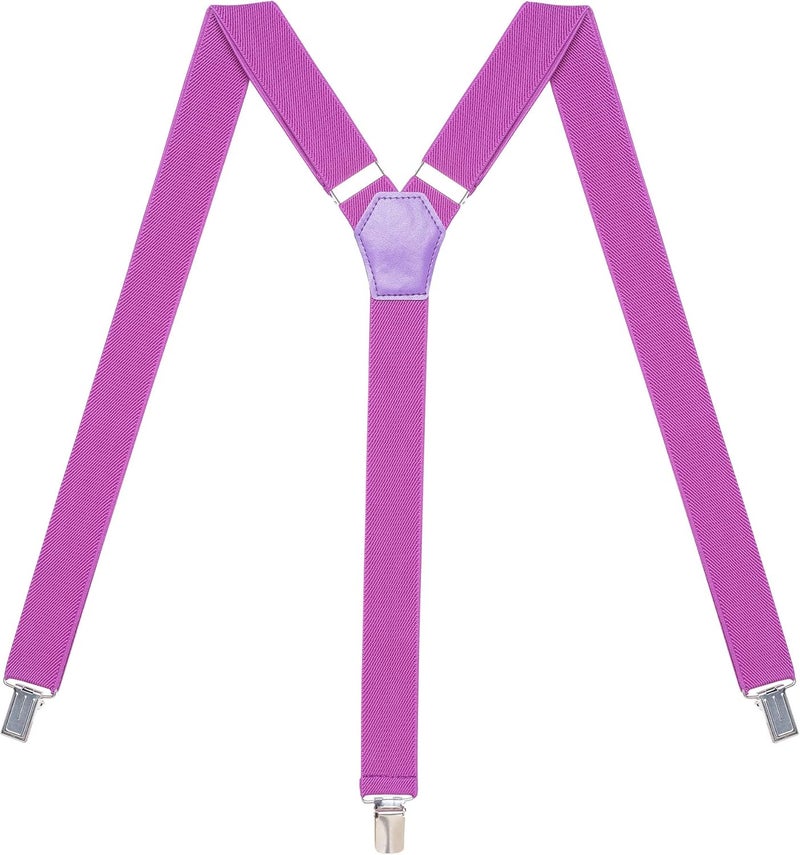 Action Ward Store Womens Suspenders – Y Back Style – 1" Width - Comfortably Adjustable Elastic Straps and Metal Clips - Image 1
