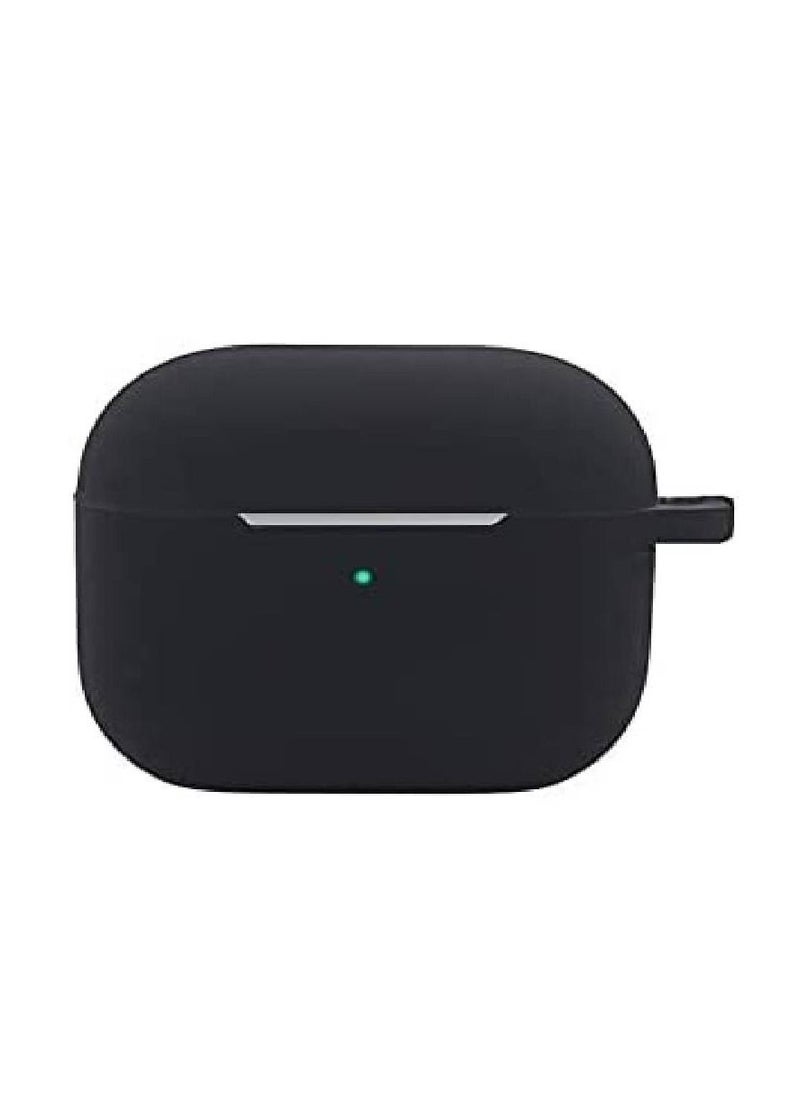 Generic - Protective Case Skin Cover with Keychain and Lock for Apple Airpods 3 Case Women Men Black - Image 1