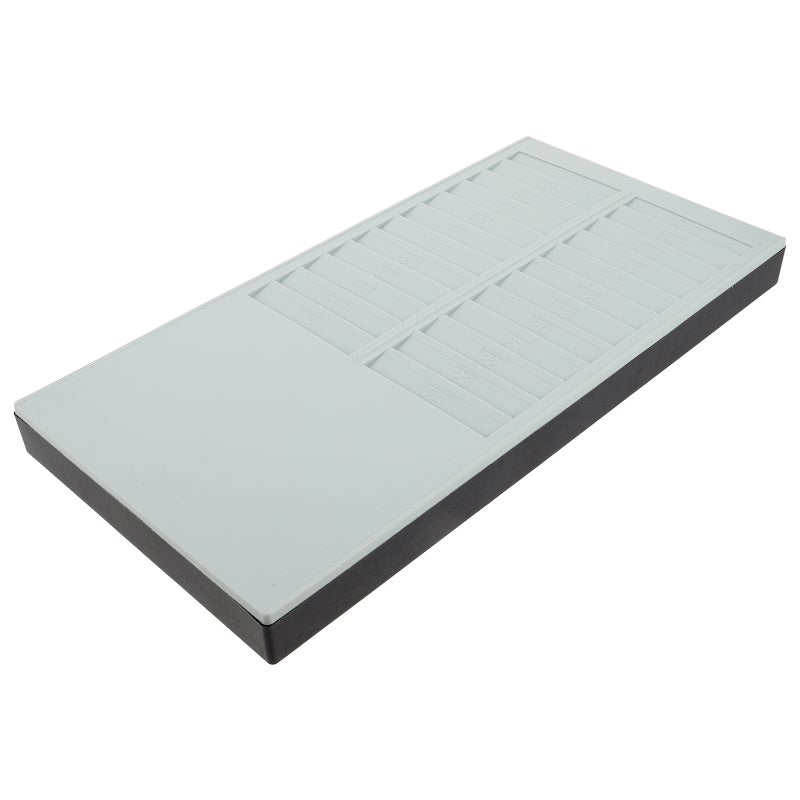 Time Card Holder Wall Mounted Attendance Cards Holder Multiple Pockets Cards Holder Card Organizer for Office and Warehouse, - Image 1