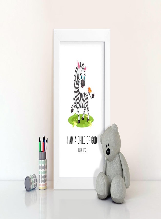 Elben Creatives -I am a child of God - John 1:12 Children Bible Verses Frames/Christian Gift for Children - Image 5