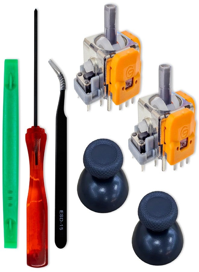 SOSS GAMING® Hall Effect Joysticks UPGRADE Kit for Playstation 5 Dualsense Controllers- Fixes Stick Drift, Broken, and Loose Joysticks - 2 PACK - Image 1
