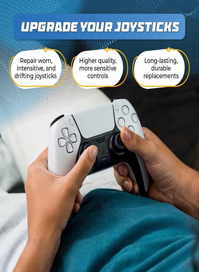 SOSS GAMING® Hall Effect Joysticks UPGRADE Kit for Playstation 5 Dualsense Controllers- Fixes Stick Drift, Broken, and Loose Joysticks - 2 PACK - Image 5