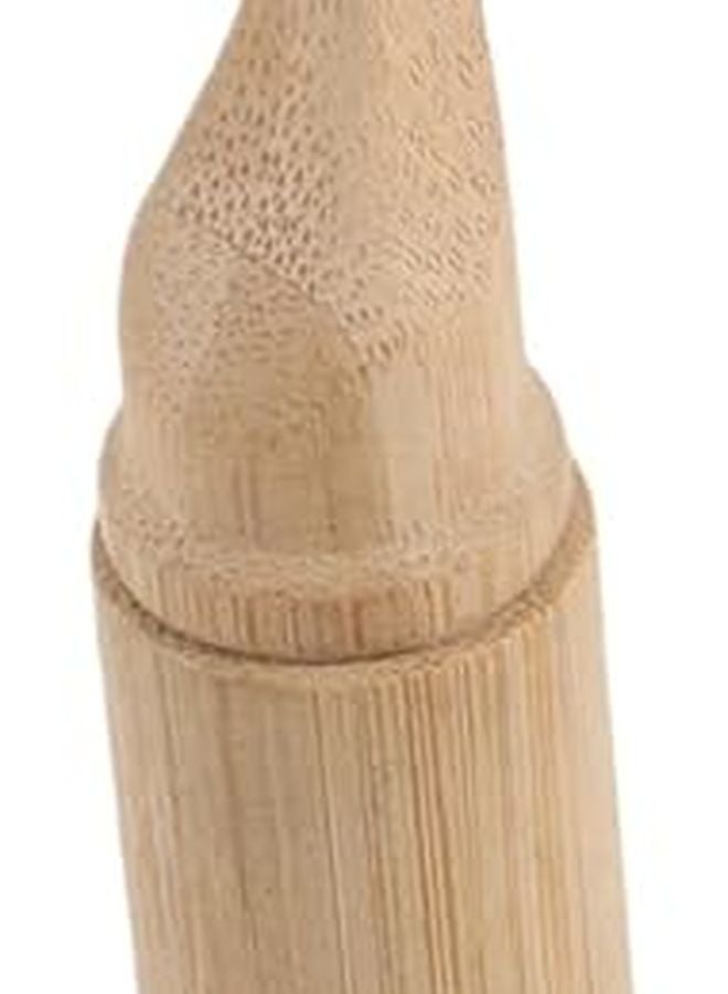 Bamboo Folding Travel Toothbrush with Soft Bristles and Portable Case - Image 2