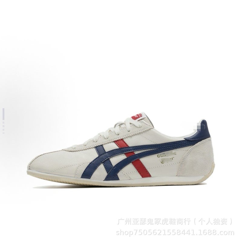 Puting Pure Original Onitsuka Tiger RUNSPARK Spring Fashionable All-Match Lightweight Comfortable Running Shoes