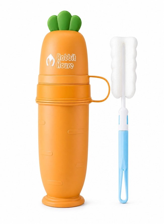 Nicoc Cute Potty Training Toilet for Toddlers Boys and Girls, Portable Urinal with Clean Brush, Emergency Toilet Pee Bottle Pee Cup for Toddler Car Travel, Camping, Outside (Lemon Yellow) - Image 1