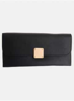 Women's leather wallet with multiple pockets and a black square lock - pzsku/ZD116B7D753009C7A62B6Z/45/_/1737461929/e8f1f06f-21de-47c3-946d-aec0f1c016f8