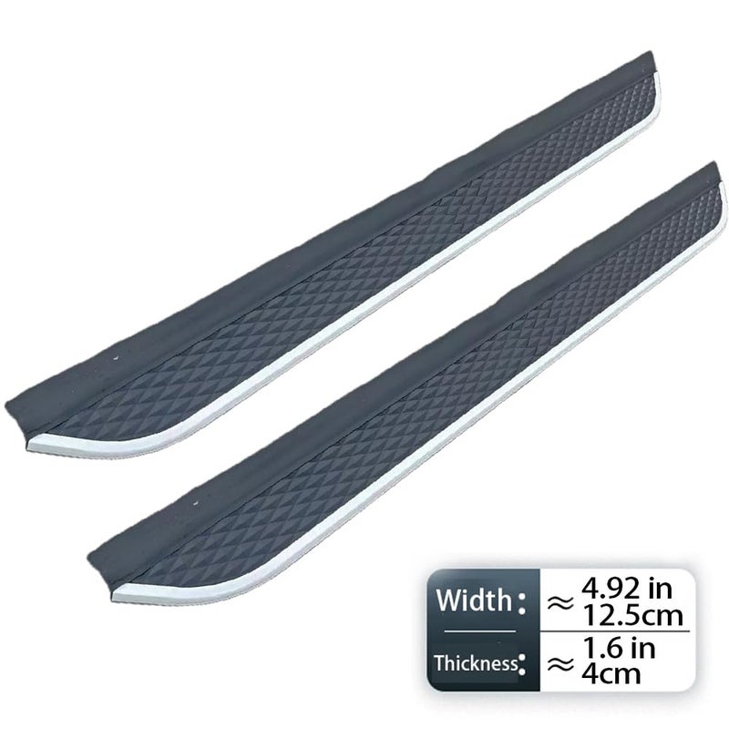 Generic Yucisily 2pcs Side Step fit for Nissan Pathfinder 2022-2024 Running Board Aluminium Pedal (with Brackets)  - Image 2
