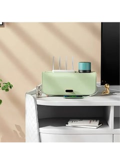 Arabest Cable Management Box Cable Mess with Design Organize Cables Inside Box, for Home Office Organization, Convenient Detachable Structure (White)  - Image 3