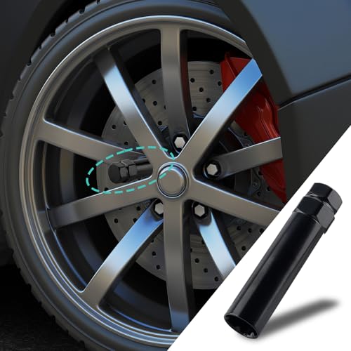 vvag 7 Spline Lug Nut Socket,Wheel Lock Key Removal Tool,Replacement for Aftermarket 7Spline Lug Nuts for 19 mm (3/4 Inch) & 21 mm (13/16 Inch) Hex Socket Wrench (7 Spline) - Image 3