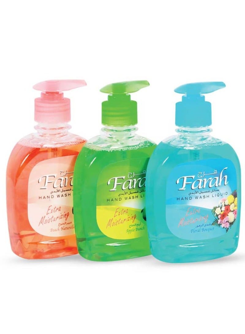 Farah Hand Dish Wash Ash Liquid 3 x 270ml