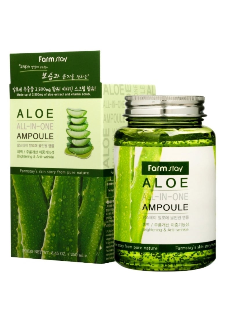Farm Stay Aloe Vera All In One Ampoule 250ml - Image 2
