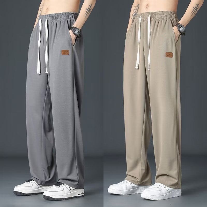 Men'S Pants All-Matching Trousers Men'S Sports Loose Straight Wide-Leg Casual Pants Sweatpants Boys 2024 - Image 5
