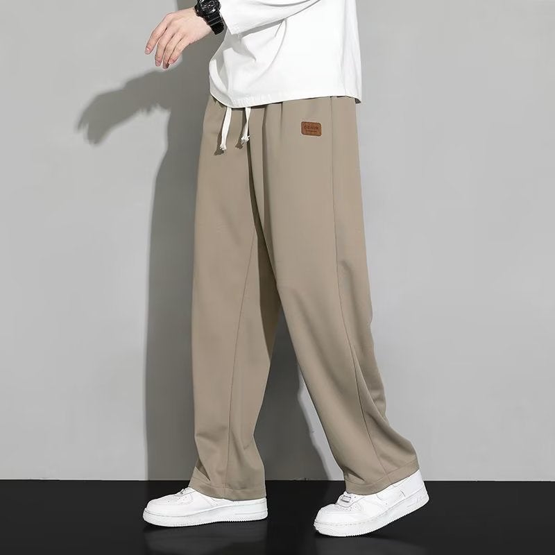 Men'S Pants All-Matching Trousers Men'S Sports Loose Straight Wide-Leg Casual Pants Sweatpants Boys 2024 - Image 2