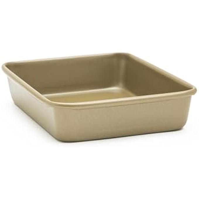 BERGNER Carbon Steel Bakeright Pro Rectangle Roaster Pan 22 Cm Length X 17 Cm Width X 44 Cm Height Tan - Image 2