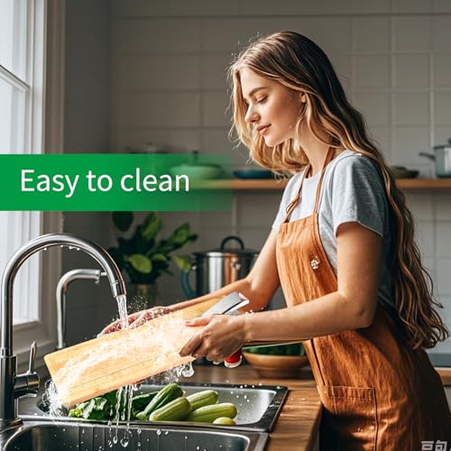 MAVOTER 18" Bamboo Fish Cleaning Board Kit Anti-slip Fish Cutting Board Set Fish Filet Board with Scale Fish Measure Board Include Fish Fillet Knife, Clamp, Sharpener,Gloves, Fisherman Gifts - Image 4