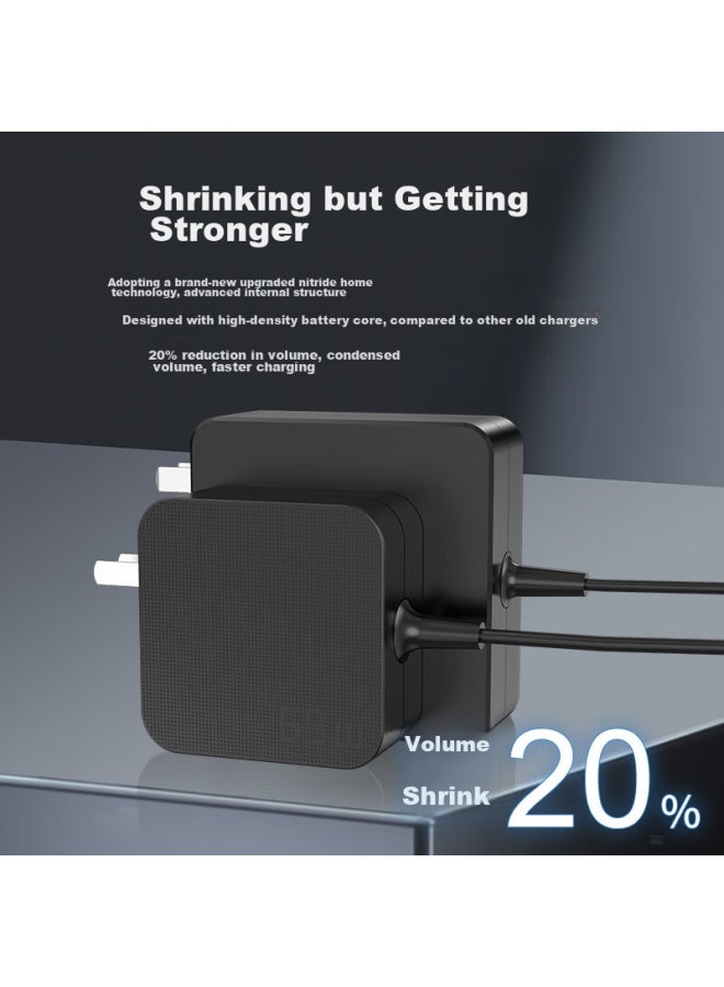 Elei Dell Type-c Original Laptop Power Adapter Charger Cable, 65w 20v3.25a, Compact Portable Gallium Nitride - Image 3