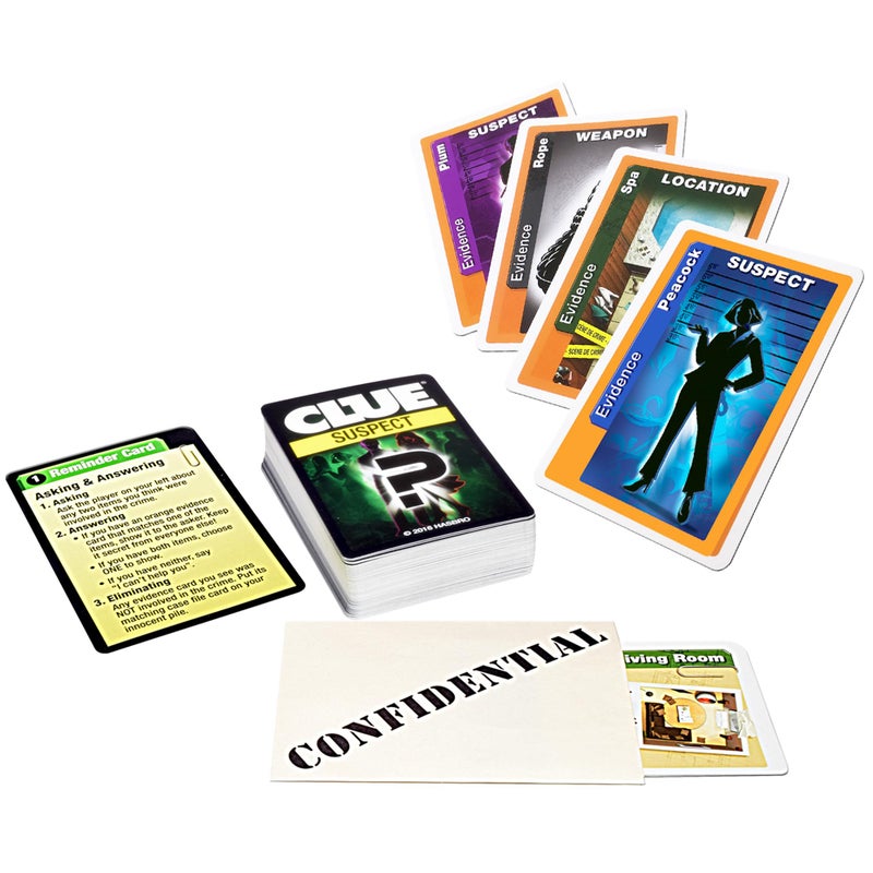 Winning Moves Games Clue Suspect Card Game - All The Fun Of Clue - In Minutes! - Image 2