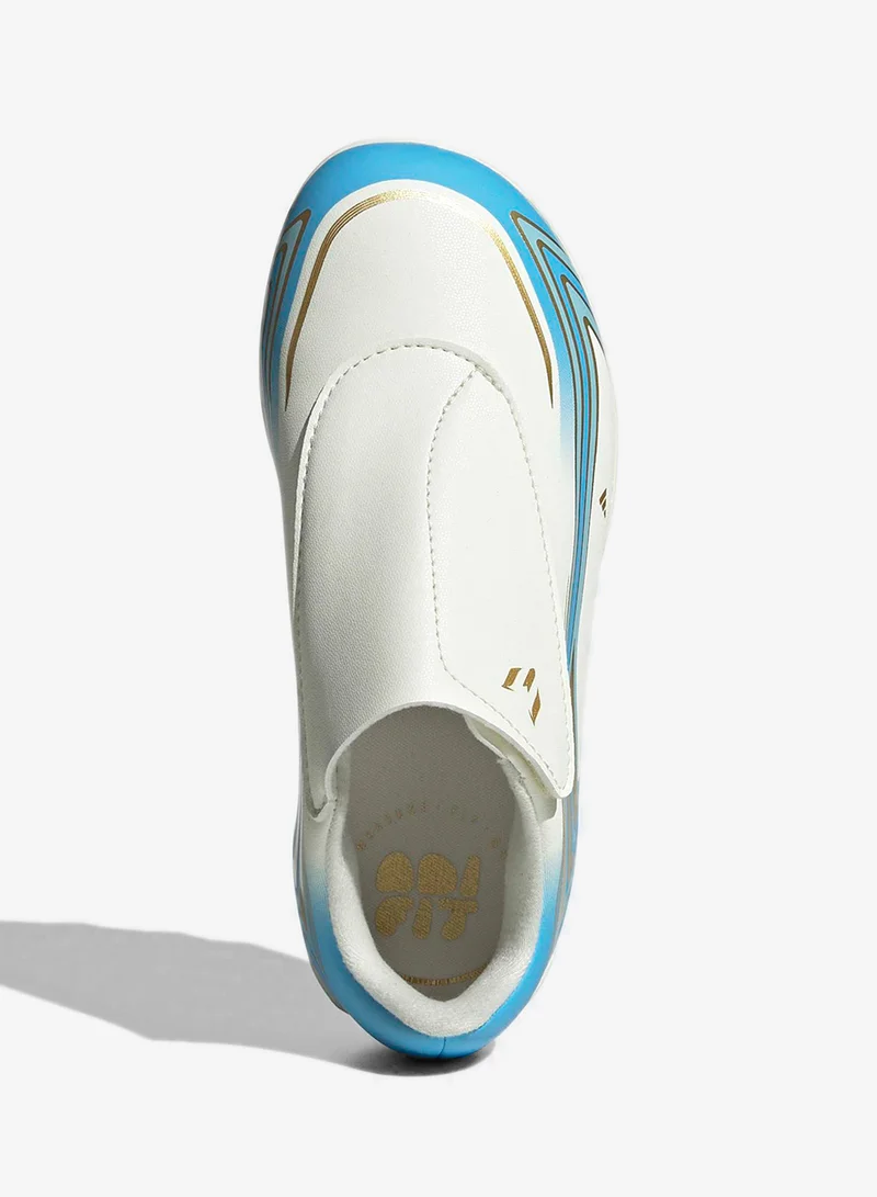 Adidas IVORY/SEBLBU/ICEBLU Kids F50 Messi Club Vel Fg/Mg  | Best Price UAE