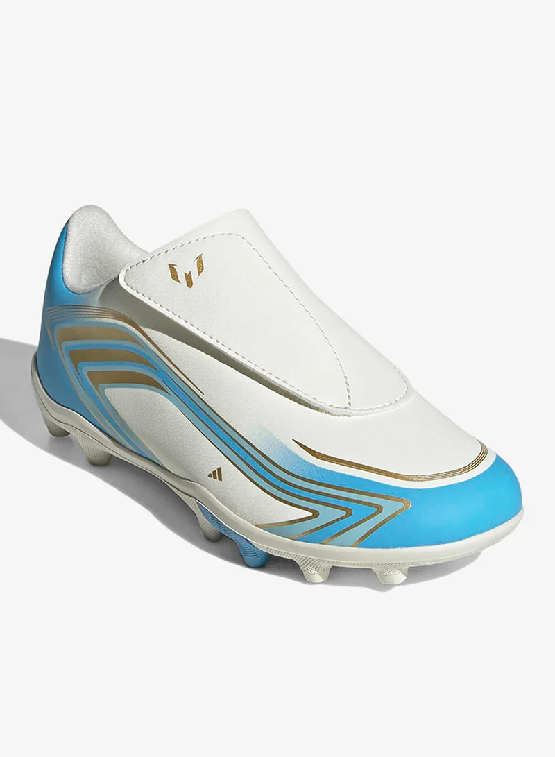 Adidas IVORY/SEBLBU/ICEBLU Kids F50 Messi Club Vel Fg/Mg  | Best Price UAE