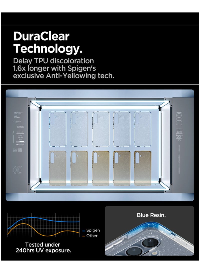 Spigen Liquid Crystal Glitter for Samsung Galaxy S25 Case Cover - Crystal Quartz - Image 4