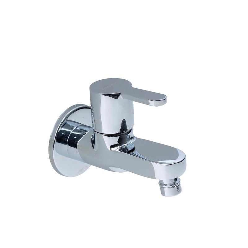 Parryware Claret Series Wall Mounted WC Area BIB Cock with Nozzle (Chrome) | Top Lever, Brass Body | Bib Tap for Bathroom, Toilet, Home | G5279A1 - Image 1