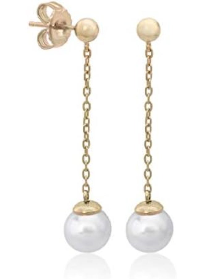 Luxuria Luli earrings. The design is characterized by being a dangling hoop that combines simplicity and classic elegance. - Image 4