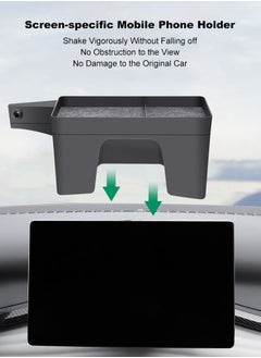 Perfii Car Phone Holder with Storage Box Tray Console Navigation Screen Cell Phone Holder for BYD Atto 3 Yuan Plus  - Image 4