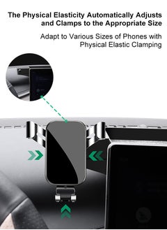 Perfii Car Phone Holder with Storage Box Tray Console Navigation Screen Cell Phone Holder for BYD Atto 3 Yuan Plus  - Image 3
