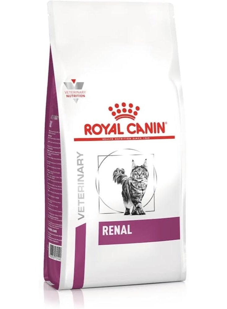 Royal Canin Feline Renal Dry Cat Food 2kg – Veterinary Diet for Kidney & Renal Support in Adult Cats - Image 1