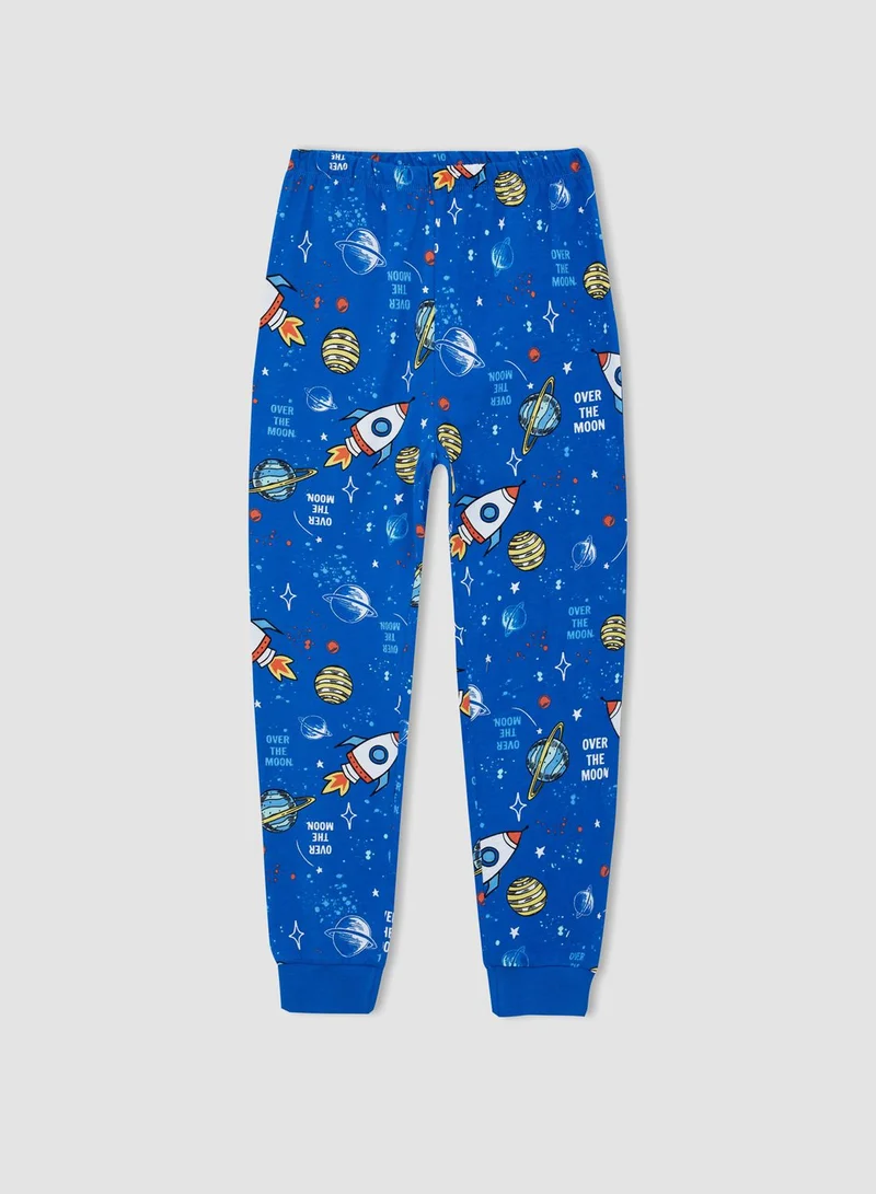 DeFacto Kids Rocket Print Pyjama Set