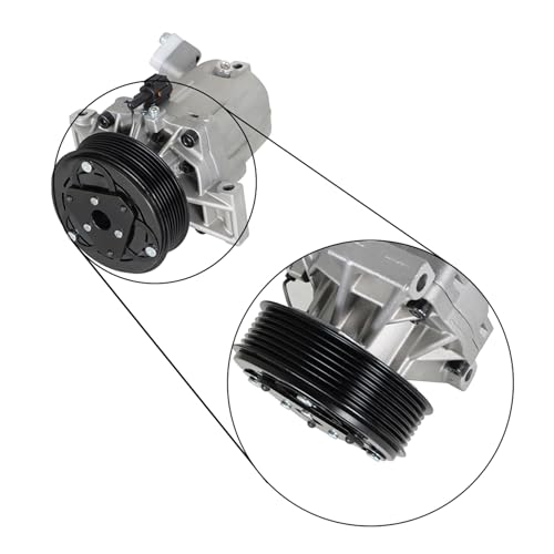 Silscvtt A/C Compressor with Clutch Replacement for Nissan Tiida Versa 92600CJ60A CO 11155C - Image 5