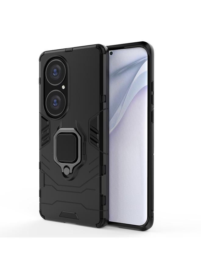 Zaboon Case For Huawei P50 Pro PC + TPU Shockproof Protective Case with Magnetic Ring Holder - Image 1