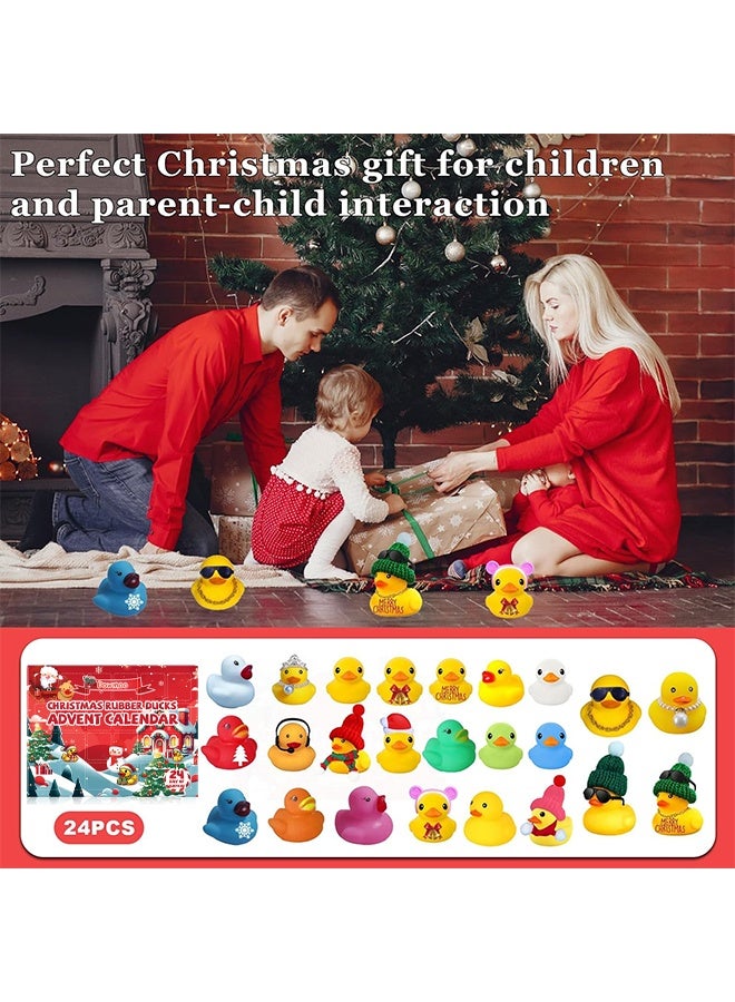  دومو تقويم المجيء لبطاطات المطاط لعيد الميلاد، صندوق ألعاب عشوائية لبطات صغيرة، بطات مطاطية لـ 24 يومًا من العد التنازلي لعيد الميلاد، ألعاب حمام ممتعة للأطفال الصغار، هدايا حفلات استقبال المواليد، هدايا تقويم المجيء للبنات للأعياد وعطلات عيد الميلاد، هدايا وحفلات للأطفال والبنات - Image 4