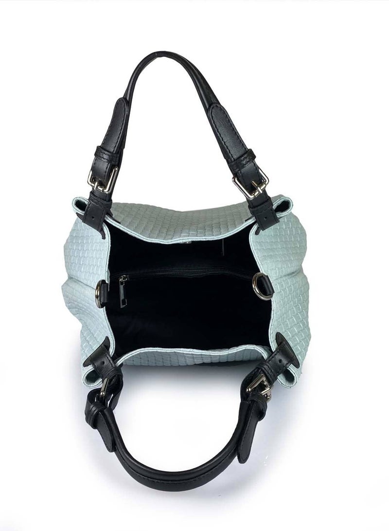Woven Hobo Handbag  - Image 4