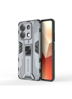 HuHa Case Cover For Redmi Note 13 5G Supersonic Armor PC Hybrid TPU Phone Case Grey 