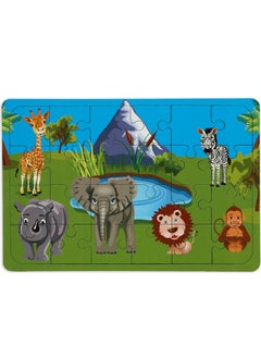 Your Model Maker Safari 24 Piece Wooden Puzzle