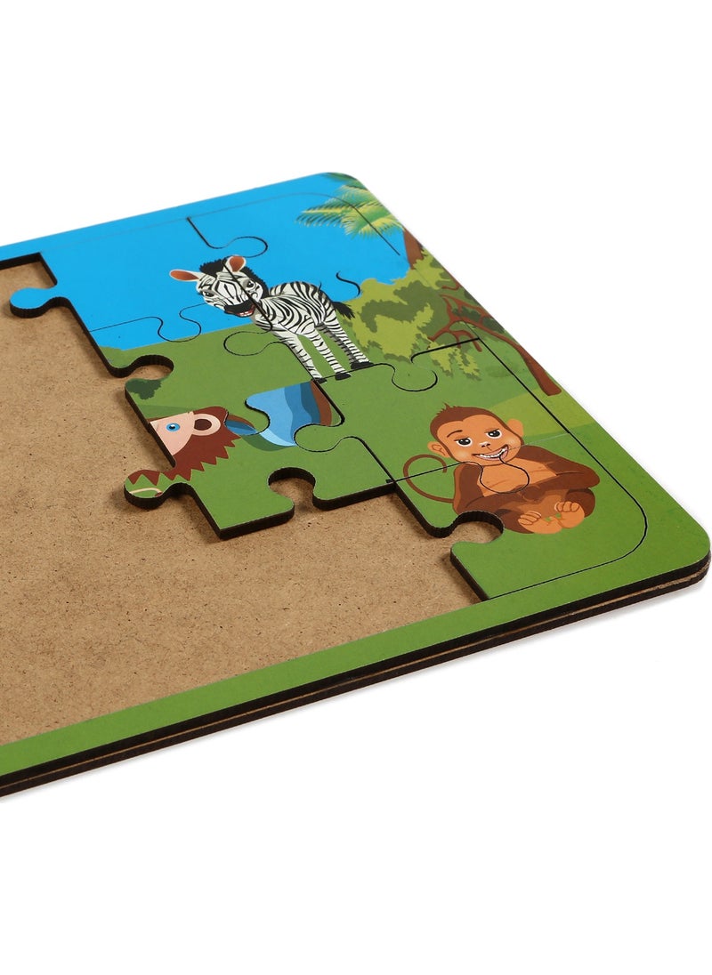 Maketçiniz - Your Model Maker Safari 24 Piece Wooden Puzzle - Image 1
