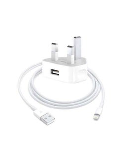 Power Adapter With Lightning USB Cable