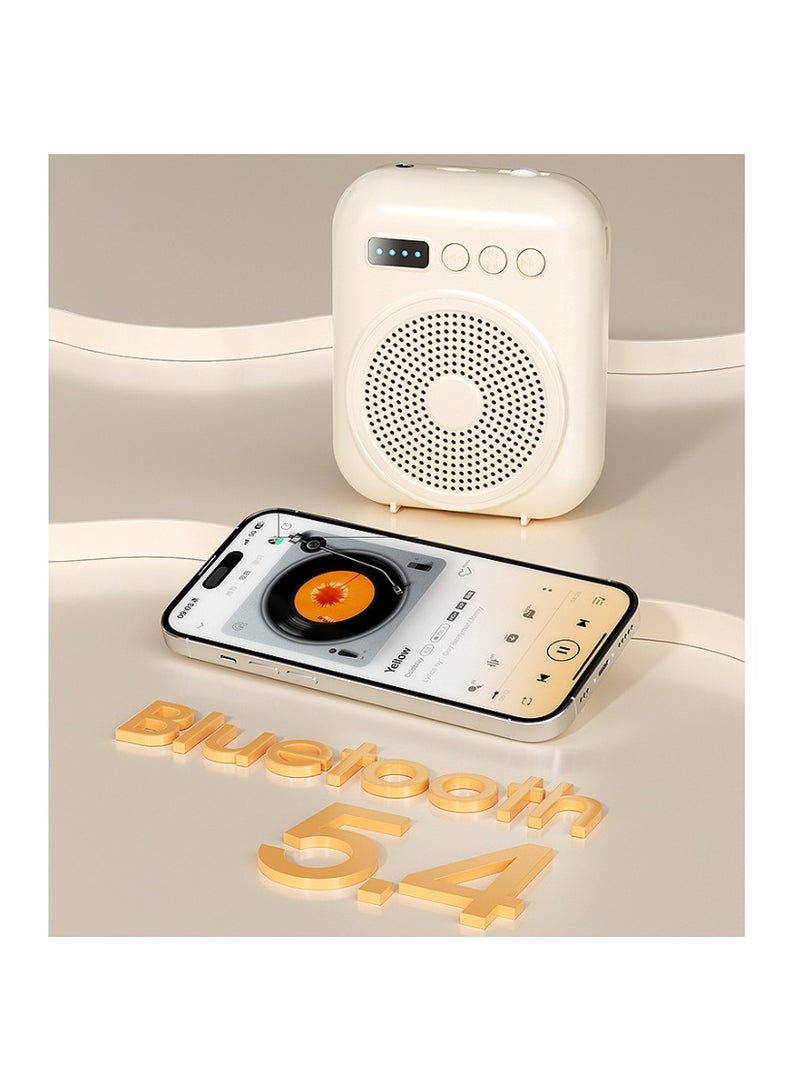 general Voice Amplifier with Wired Microphone Headset, Portable Rechargeable PA System Speaker Personal Microphone Speech Amplifier, Loudspeaker for Teachers, Tour Guides/Coaches Metting/Yoga/Fitness - Image 4