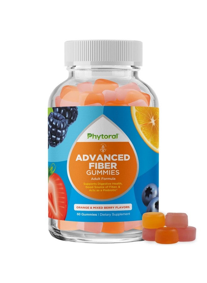 Phytoral Prebiotic Fiber Gummy Vitamins For Adults Soluble Fiber Gummies For Adults Gut Health Supplement And Immune System Booster Dietary Fiber Supplement Gummies Vitamins For Adults Digestive Support - Image 1