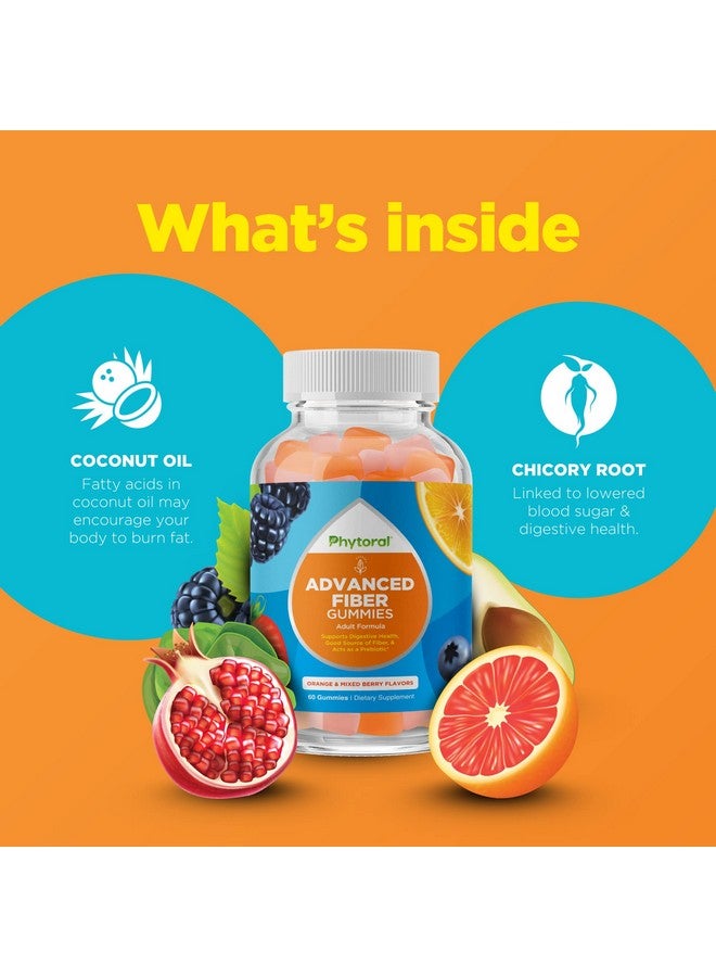 Phytoral Prebiotic Fiber Gummy Vitamins For Adults Soluble Fiber Gummies For Adults Gut Health Supplement And Immune System Booster Dietary Fiber Supplement Gummies Vitamins For Adults Digestive Support - Image 5