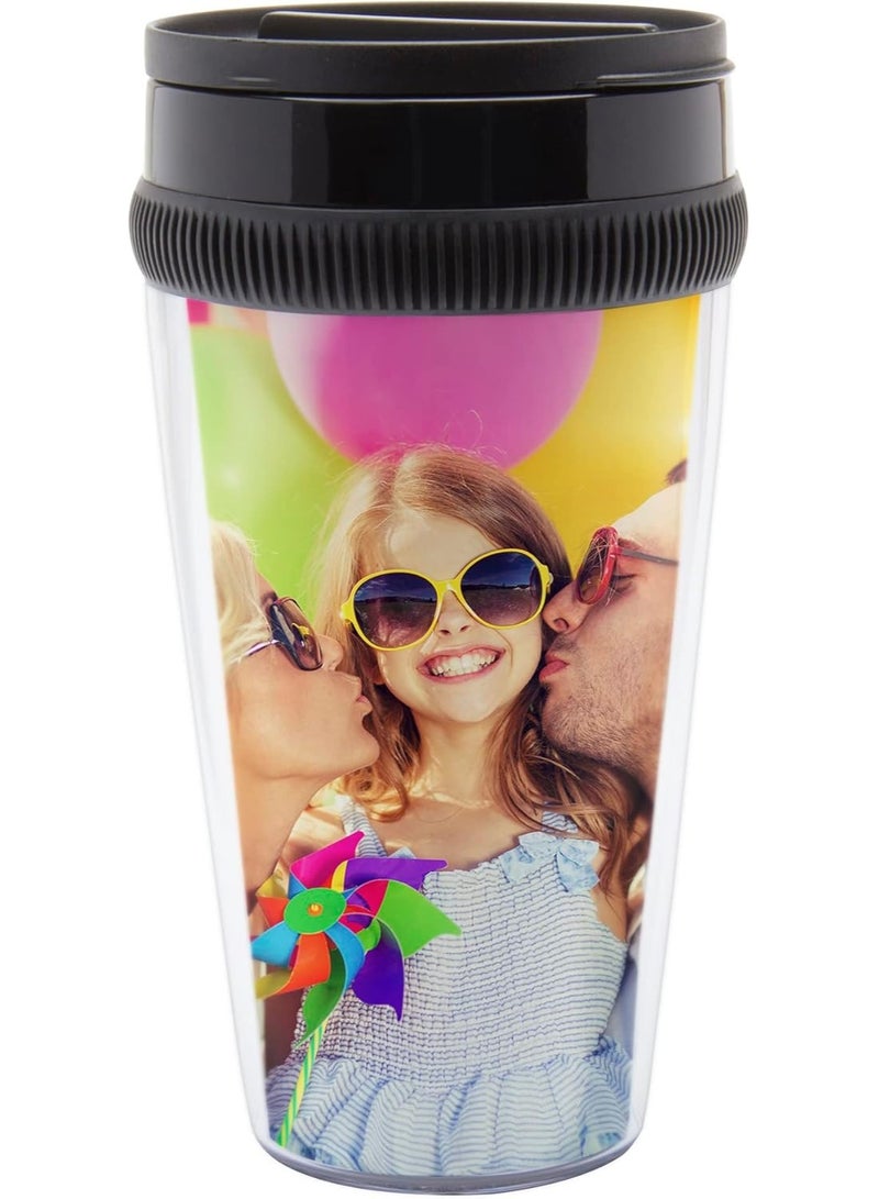 Thermo-Temp Design Your Own Mug - 12 oz. Photo DIY Travel Tumbler - Image 1