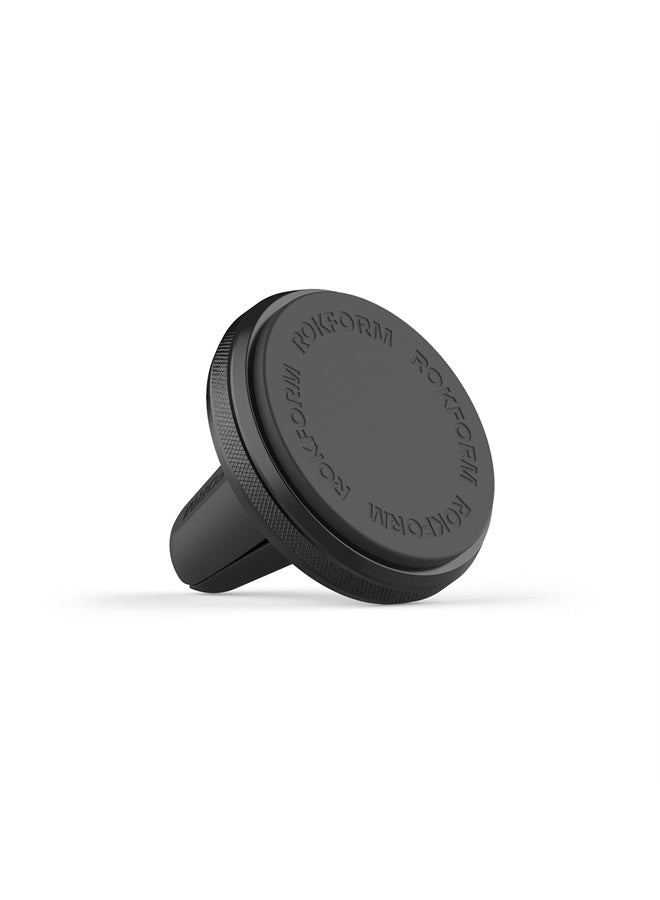 Rokform Magnetic Air Vent Mount, Super Grip Car Truck & Van Vent Clip, Aluminum Cell Phone Holder, Removable Vent Magnet Mount, Specially Designed for Rokform Cases (Black) - Image 1