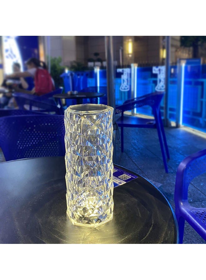 مصباح ألماس كريستال LED لون 16 شفاف 21 سم - Image 4