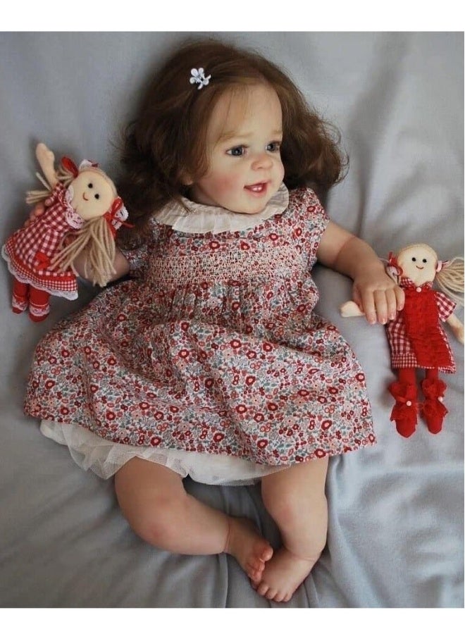 Baby Dolls, Realistic Newborn Baby Dolls,23inch Silicone Newborn Toddler Girl Lifelike Gifts for Age3+, Reborn toddler dolls - Image 2
