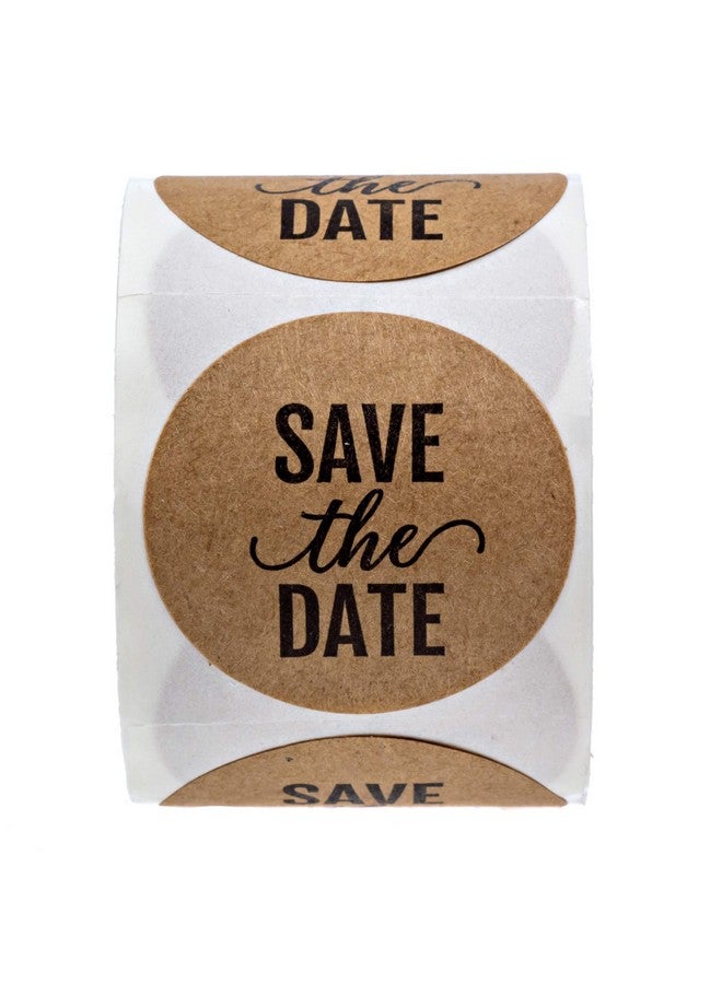 SBlabels Save The Date Stickers / 250 Labels Per Roll / 1.5" Save The Date Wedding Seals - Image 2